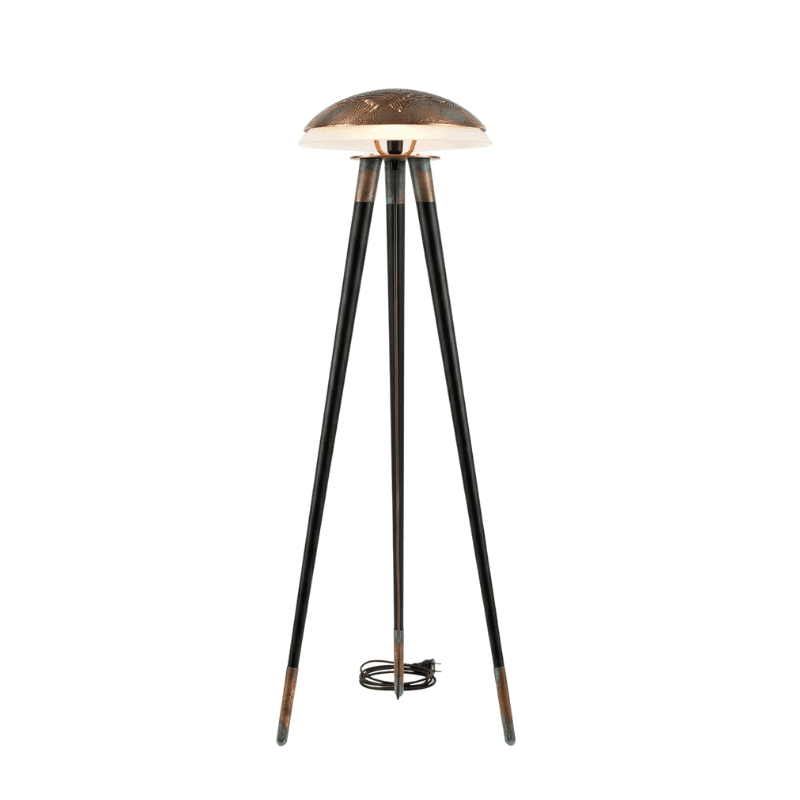 Squid Copper Standing Lamp